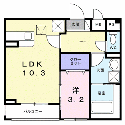 メゾン・ド・Ｋ　天神川 101【管理NO：1-028658601-01010】 ★家具家電は申し込み後に搬入します★ ★2026年10月上旬入居可能★の外観画像