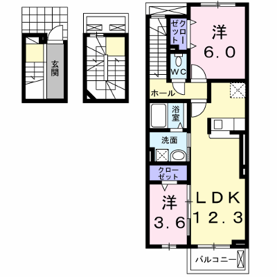 クレール宝塚 303【管理NO：1-019540701-03030】 ★家具家電は申し込み後に搬入します★ ★2026年09月上旬入居可能★の外観画像