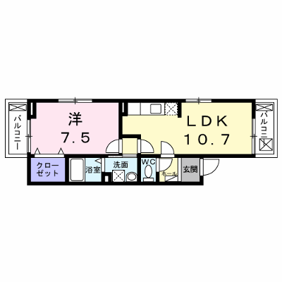コモド　カーサ 302【管理NO：1-016906301-03020】 ★家具家電は申し込み後に搬入します★の外観画像