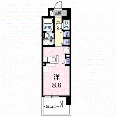 フェリス 603【管理NO：1-017901201-06030】 ★家具家電は申し込み後に搬入します★ ★2026年09月上旬入居可能★の外観画像