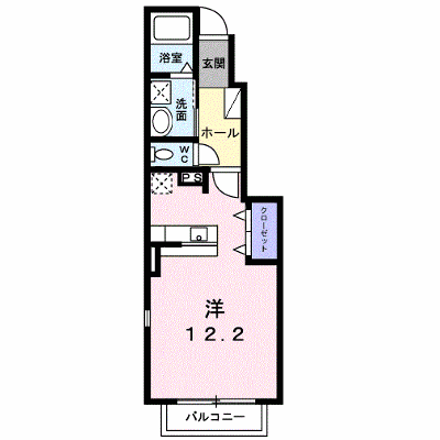 ビーネ　Ⅱ 103【管理NO：1-018426101-01030】 ★家具家電は申し込み後に搬入します★の外観画像