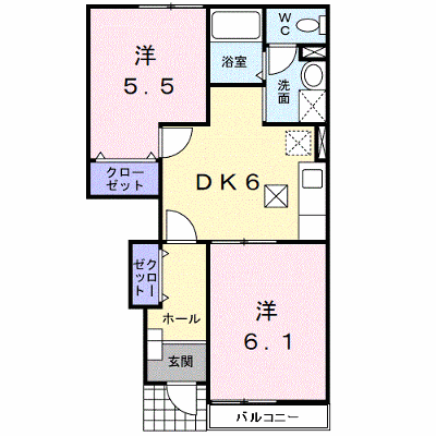 フィオレンテⅡ 105【管理NO：1-012103202-01040】 ★家具家電は申し込み後に搬入します★ ★2026年09月中旬入居可能★の外観画像