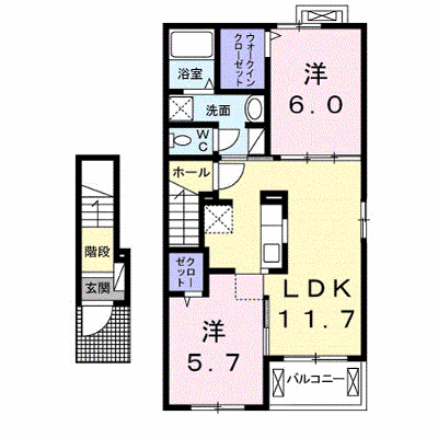 エトワール宮橋 203【管理NO：1-021090701-02030】 ★家具家電は申し込み後に搬入します★の外観画像