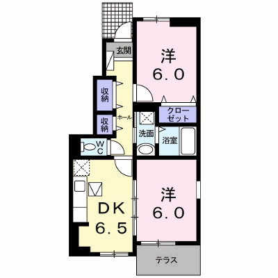 ストロベリーガーデンＢ 101【管理NO：1-017555702-01010】 ★家具家電は申し込み後に搬入します★ ★2026年09月下旬入居可能★の外観画像