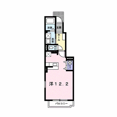メゾンド・ラフレシール 103【管理NO：1-018377901-01030】 ★家具家電は申し込み後に搬入します★ ★2026年10月中旬入居可能★の外観画像