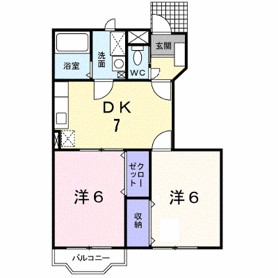 Ｍａｉｓｏｎ　Ｄｅｕｘ 102【管理NO：1-010146001-01020】 ★家具家電は申し込み後に搬入します★ ★2026年10月中旬入居可能★の外観画像