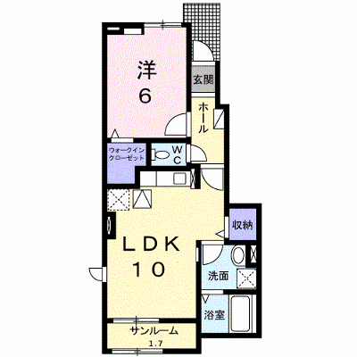 デーア　Ｂ 104【管理NO：1-026798102-01040】 ★家具家電は申し込み後に搬入します★ ★2026年10月上旬入居可能★の外観画像