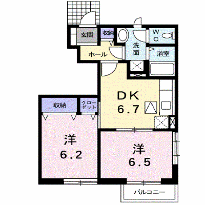 ハイブリッヂハピネスＡ 101【管理NO：1-011575601-01010】 ★家具家電は申し込み後に搬入します★ ★2026年10月上旬入居可能★の外観画像