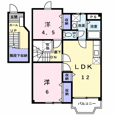マーベラス宮浦 202【管理NO：1-009797001-02020】 ★家具家電は申し込み後に搬入します★ ★2026年10月上旬入居可能★の外観画像