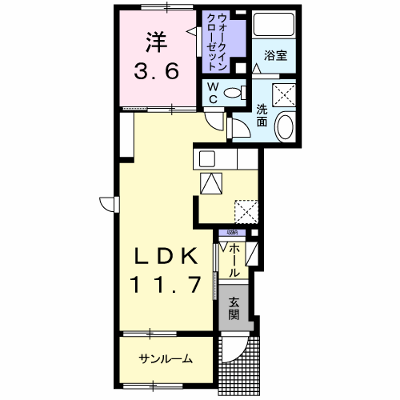 メゾン・ハヤブサ２　Ａ 101【管理NO：1-024979001-01010】 ★家具家電は申し込み後に搬入します★ ★2026年10月上旬入居可能★の外観画像