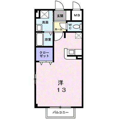 メゾン・ド・プラティークＡ 206【管理NO：1-013456501-02060】 ★家具家電は申し込み後に搬入します★ ★2026年09月下旬入居可能★の外観画像