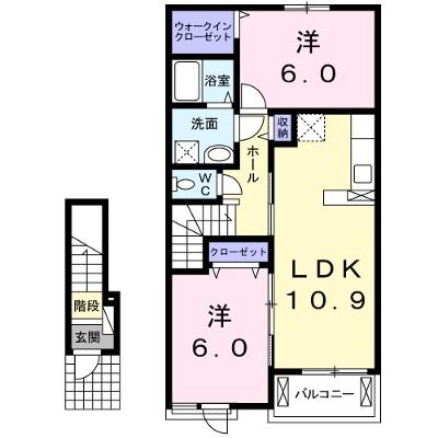 サンアリエッタ　Ⅰ 203【管理NO：1-022594901-02030】 ★家具家電は申し込み後に搬入します★の外観画像
