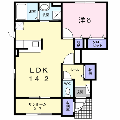 アプリール　本庄 101【管理NO：1-022952601-01010】 ★家具家電は申し込み後に搬入します★ ★2026年10月中旬入居可能★の外観画像