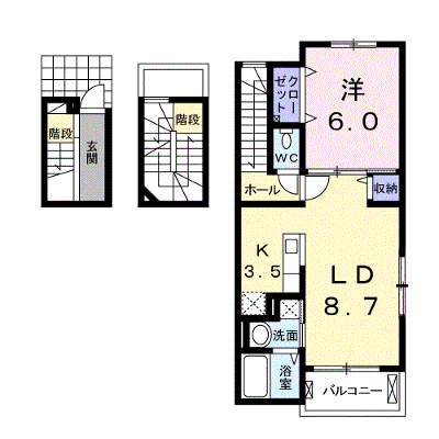 アーバンリーム壱番館 301【管理NO：1-019788101-03010】 ★家具家電は申し込み後に搬入します★ ★2026年10月中旬入居可能★の外観画像