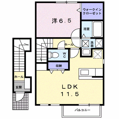エクセラン近見 203【管理NO：1-012923301-02030】 ★家具家電は申し込み後に搬入します★ ★2026年09月下旬入居可能★の外観画像