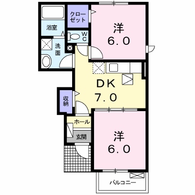 クレメントＢ 102【管理NO：1-017446502-01020】 ★家具家電は申し込み後に搬入します★ ★2026年11月上旬入居可能★の外観画像