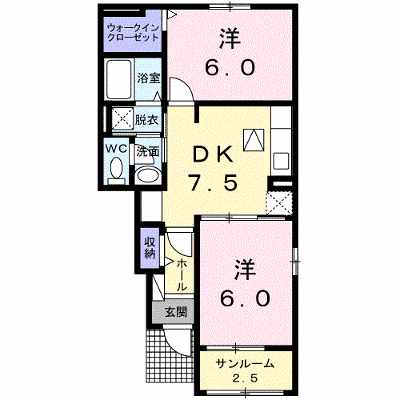 サンパティーク 104【管理NO：1-022961801-01040】 ★家具家電は申し込み後に搬入します★ ★2026年10月中旬入居可能★の外観画像