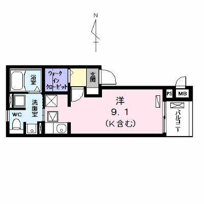 コントレイル 103【管理NO：1-021921001-01030】 ★家具家電は申し込み後に搬入します★の外観画像