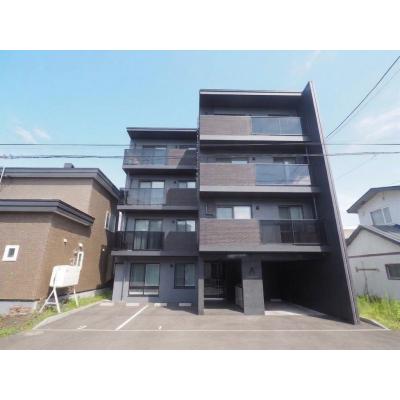 ★2025年9月竣工★アルファスクエア末広7丁目・1LDK【JR千歳駅徒歩5分！】の外観画像
