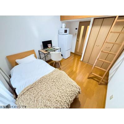 ユニオンマンスリー南柏３　302　1K・セミシングル☆【禁煙ルーム】人気のバストイレ別！安心のモニター付きインターフォン＆温水洗浄便座＆デスク・チェア＆たっぷり収納2ドア冷蔵庫など生活家電のあるお部屋の外観画像