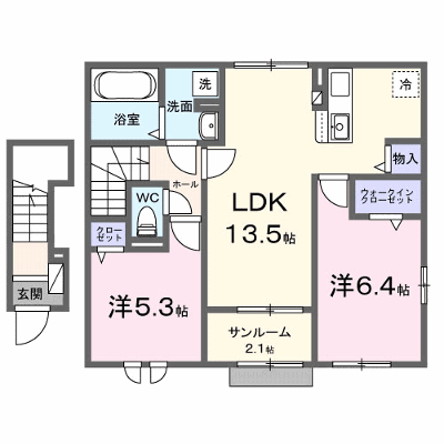ベレケ 202【管理NO：1-028596101-02020】 ★家具家電は申し込み後に搬入します★ ★2026年11月上旬入居可能★の外観画像