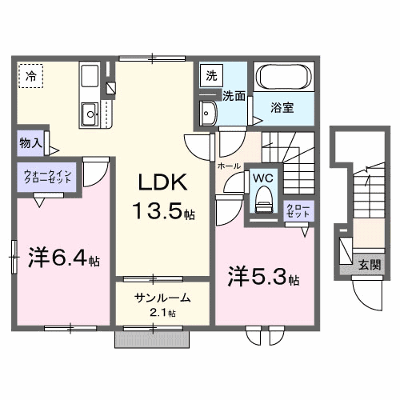 ベレケ 201【管理NO：1-028596101-02010】 ★家具家電は申し込み後に搬入します★ ★2026年11月上旬入居可能★の外観画像