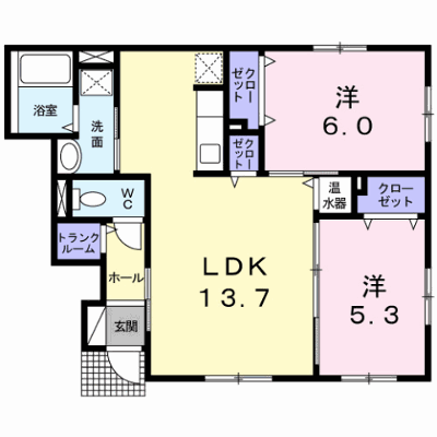 カポサルド 103【管理NO：1-016710501-01030】 ★家具家電は申し込み後に搬入します★ ★2026年11月中旬入居可能★の外観画像