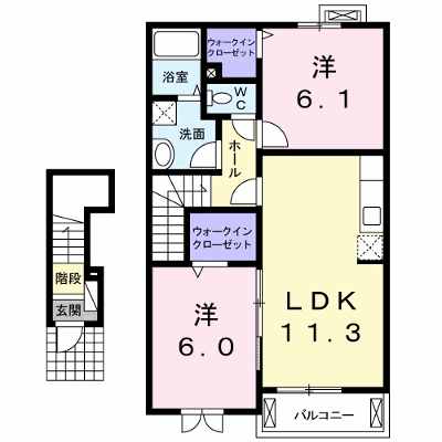 アンジュ　フィデール 203【管理NO：1-016352901-02030】 ★家具家電は申し込み後に搬入します★ ★2026年10月中旬入居可能★の外観画像