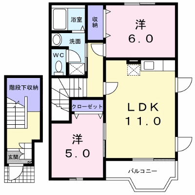 ラフィーネ　Ｋ 202【管理NO：1-010115501-02020】 ★家具家電は申し込み後に搬入します★ ★2026年09月上旬入居可能★の外観画像