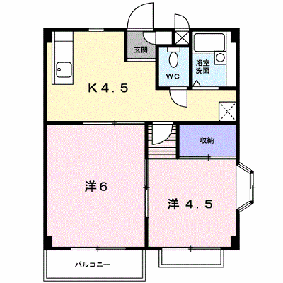エリール城 201【管理NO：1-006701201-02010】 ★家具家電は申し込み後に搬入します★ ★2026年09月下旬入居可能★の外観画像