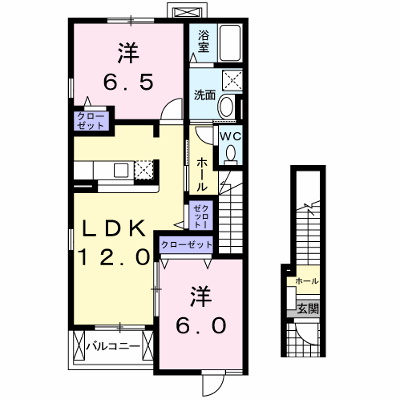 ノーブル・フラワーＡ 201【管理NO：1-013679601-02010】 ★家具家電は申し込み後に搬入します★ ★2026年10月中旬入居可能★の外観画像