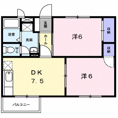 サニーヒルＢ 203【管理NO：1-005406802-02030】 ★家具家電は申し込み後に搬入します★ ★2026年09月中旬入居可能★の外観画像