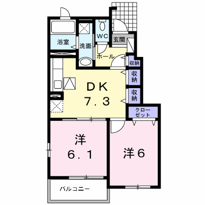 Ｃａｍｅｌｏｔ・Ｋ 102【管理NO：1-016172301-01020】 ★家具家電は申し込み後に搬入します★ ★2026年10月上旬入居可能★の外観画像