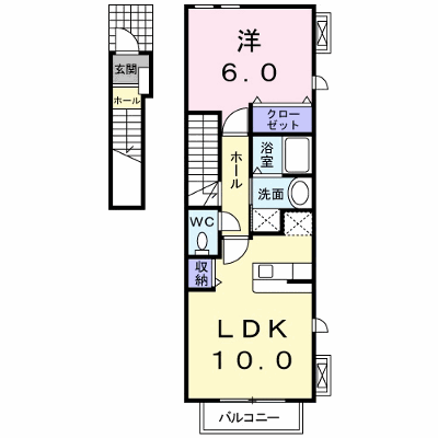 クリーン　シャトー富士見・第三 201【管理NO：1-014391701-02010】 ★家具家電は申し込み後に搬入します★ ★2026年10月中旬入居可能★の外観画像