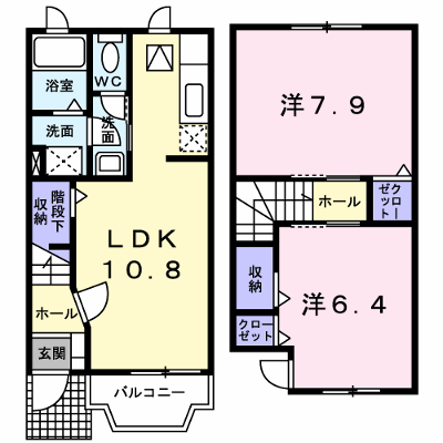 シャン・ド・フルールＡ 102【管理NO：1-014988102-01020】 ★家具家電は申し込み後に搬入します★ ★2026年09月下旬入居可能★の外観画像