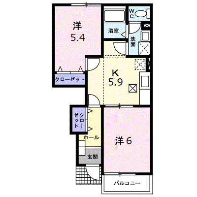サンライズ松野 105【管理NO：1-011582601-01040】 ★家具家電は申し込み後に搬入します★ ★2026年10月上旬入居可能★の外観画像