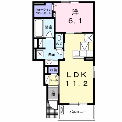 グレイス　フォレスト 106【管理NO：1-021013801-01050】 ★家具家電は申し込み後に搬入します★の外観画像