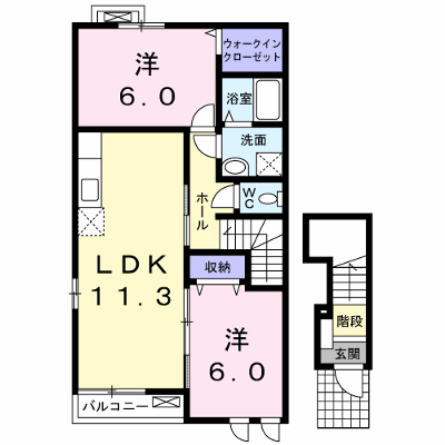 カーサ・アルドーレⅡ 201【管理NO：1-016902202-02010】 ★家具家電は申し込み後に搬入します★ ★2026年10月下旬入居可能★の外観画像
