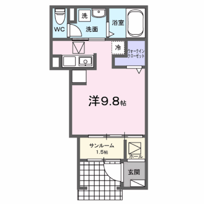 リヴィエール北島 103【管理NO：1-028848901-01030】 ★家具家電は申し込み後に搬入します★ ★2027年03月上旬入居可能★の外観画像