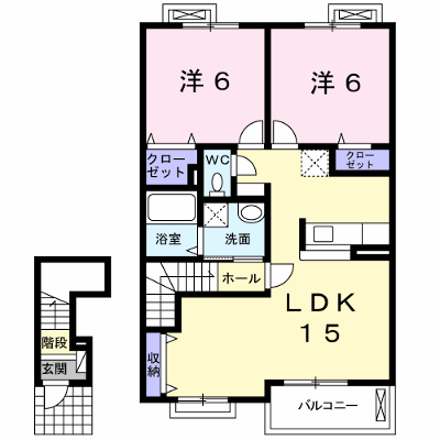 ラポールアネックスⅠ 202【管理NO：1-016399601-02020】 ★家具家電は申し込み後に搬入します★ ★2026年10月上旬入居可能★の外観画像