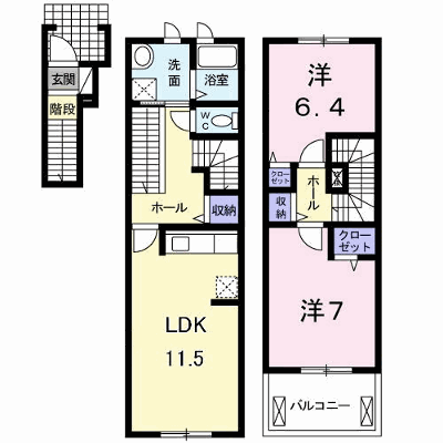 Ｍ．ＭＦａｒｍ 206【管理NO：1-015771401-02060】 ★家具家電は申し込み後に搬入します★ ★2026年10月上旬入居可能★の外観画像