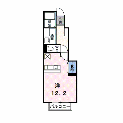 優翔（ゆうしょう） 106【管理NO：1-014392501-01050】 ★家具家電は申し込み後に搬入します★ ★2026年10月上旬入居可能★の外観画像
