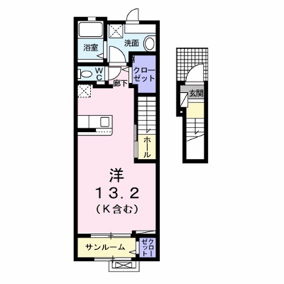 ＦＦヒルズ１ 203【管理NO：1-027242001-02030】 ★家具家電は申し込み後に搬入します★ ★2027年01月中旬入居可能★の外観画像