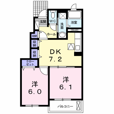 ファミリータイズⅢ 102【管理NO：1-016342701-01020】 ★家具家電は申し込み後に搬入します★ ★2026年09月下旬入居可能★の外観画像