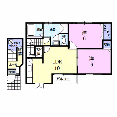 ラ　シエスタ 203【管理NO：1-015222801-02030】 ★家具家電は申し込み後に搬入します★ ★2026年10月上旬入居可能★の外観画像