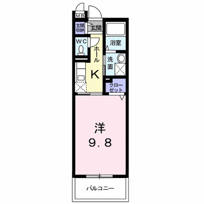 メゾン・ド・フォンテ 301【管理NO：1-013745201-03010】 ★家具家電は申し込み後に搬入します★ ★2026年08月下旬入居可能★の外観画像