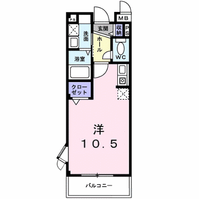 Ｋ’ｓ　ｃｒｅｗ 307【管理NO：1-012869901-03070】 ★家具家電は申し込み後に搬入します★ ★2026年09月中旬入居可能★の外観画像