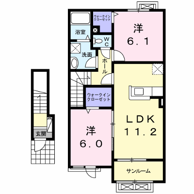 サンリット　ガーデン 205【管理NO：1-024137701-02040】 ★家具家電は申し込み後に搬入します★の外観画像