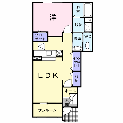 シュティルラント　Ⅰ 103【管理NO：1-014785601-01030】 ★家具家電は申し込み後に搬入します★ ★2026年11月上旬入居可能★の外観画像