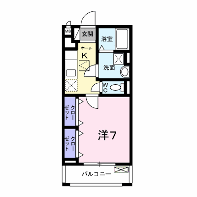 トラント・ドゥ 103【管理NO：1-028497201-01030】 ★家具家電は申し込み後に搬入します★ ★2027年01月下旬入居可能★の外観画像